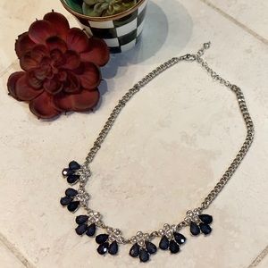 Charming Charlie Blue Statement Necklace